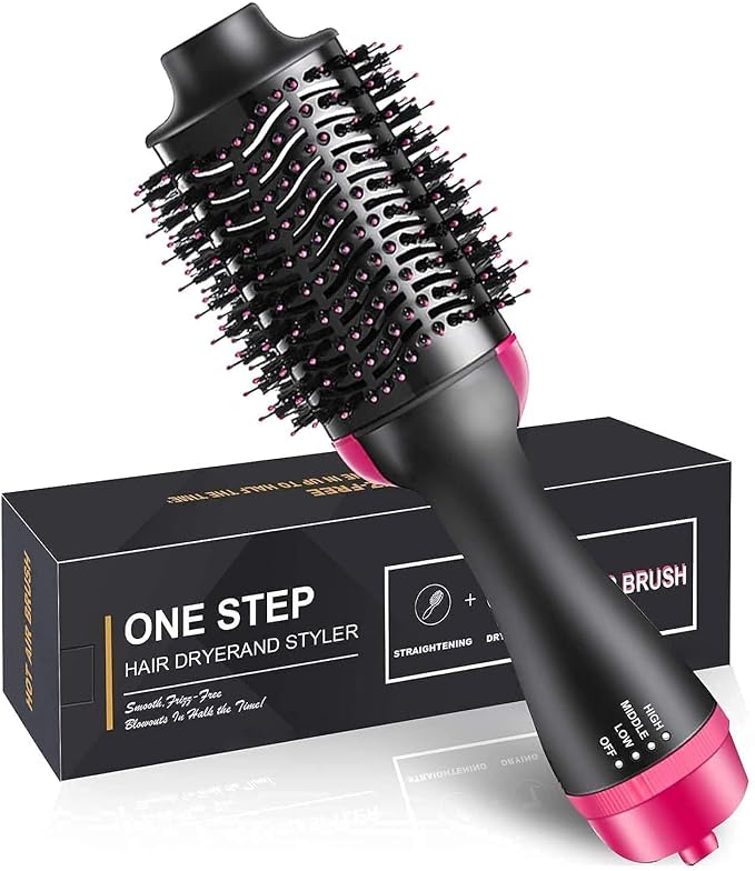 One Step Hot Air Brush 3 in 1 Hair Dryer