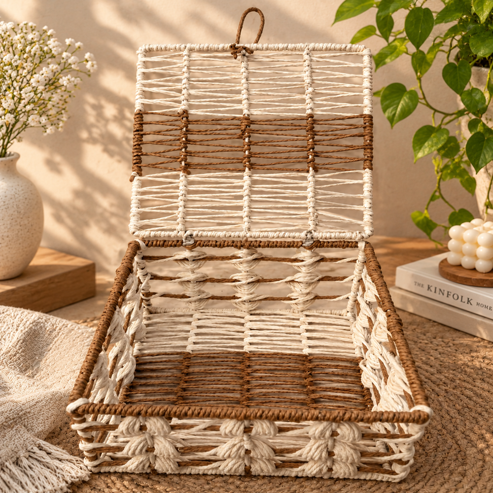 Decorative Jute Gift Boxes - Color: Mutli-color
