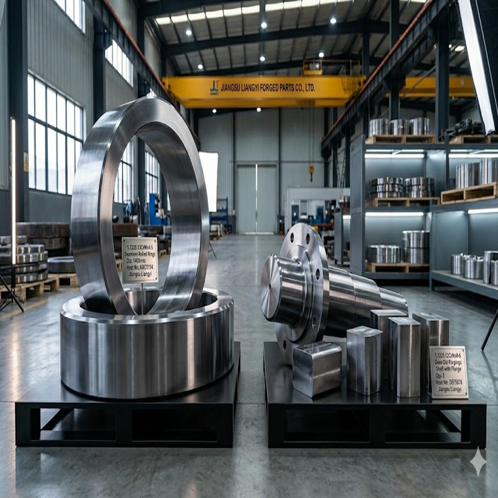 13CrMo4 5 W.Nr. 1.7335 Cr Mo Steel Forgings for Boilers, Pressure Vessels and High-Temp Piping Flanges, Fittings and Drums Jiangsu Liangyi