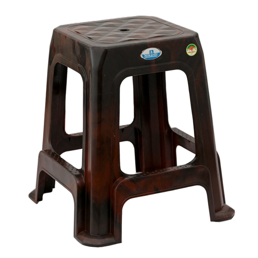 Nilkanth Square Plastic Stool