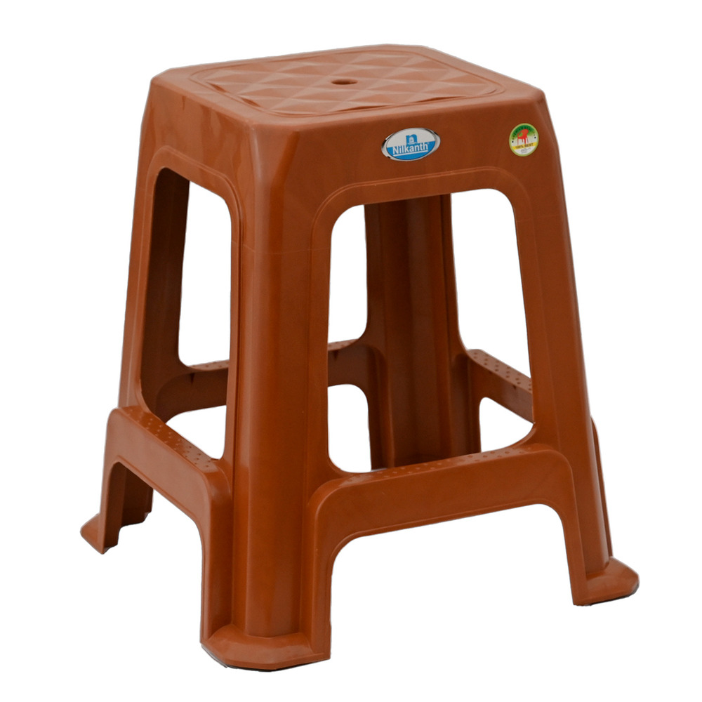 Nilkanth Square Plastic Stool