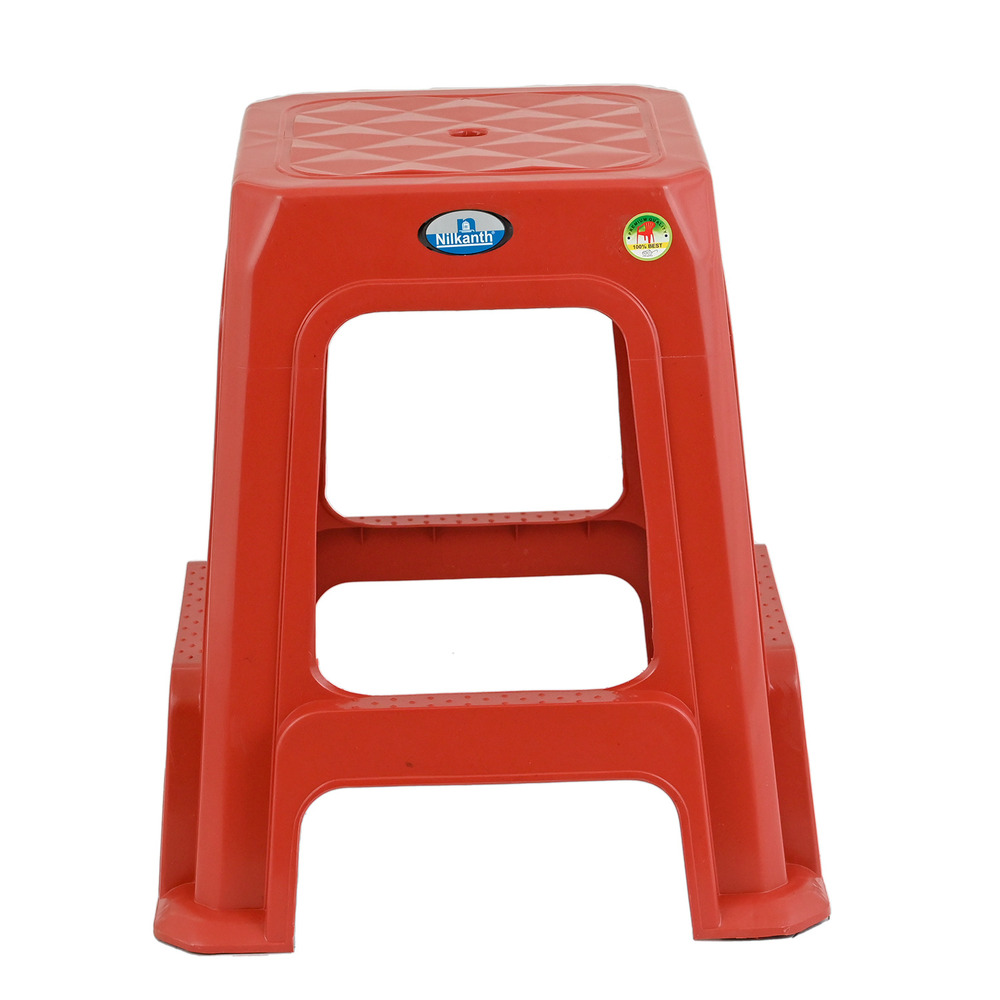 Nilkanth Square Plastic Stool
