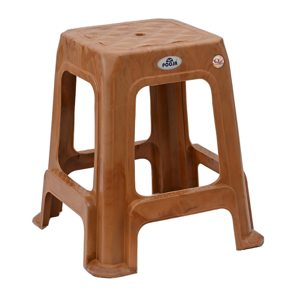 Pooja Square Plastic Stool