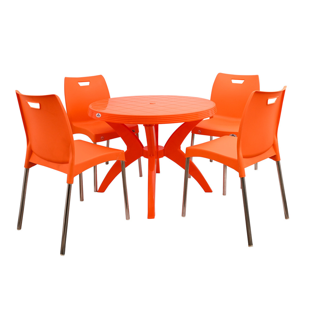 Pooja Round Plastic Dining Table