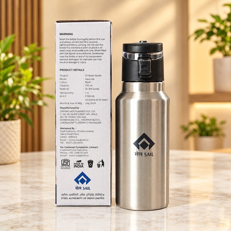 SAIL Aqua Sip Stainless Steel Water Bottle