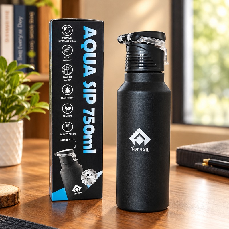 SAIL Aqua Sip Stainless Steel Water Bottle