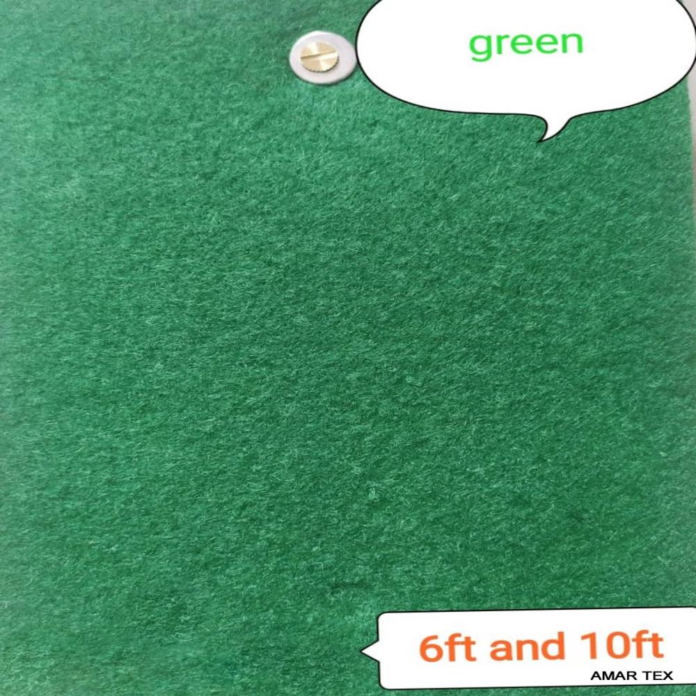 Plain Green Net Carpet for wedding pandal