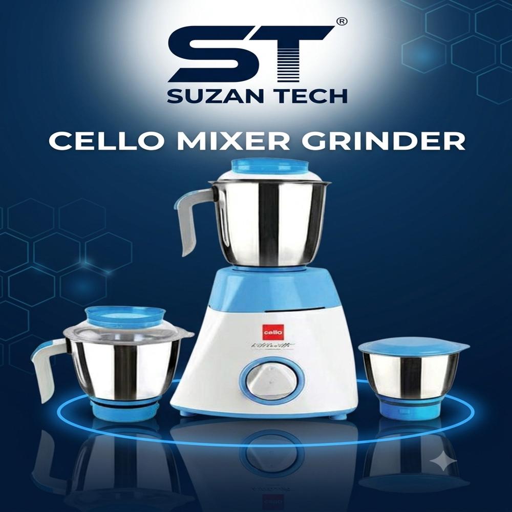 Cello Mixer Grinder - Color: White