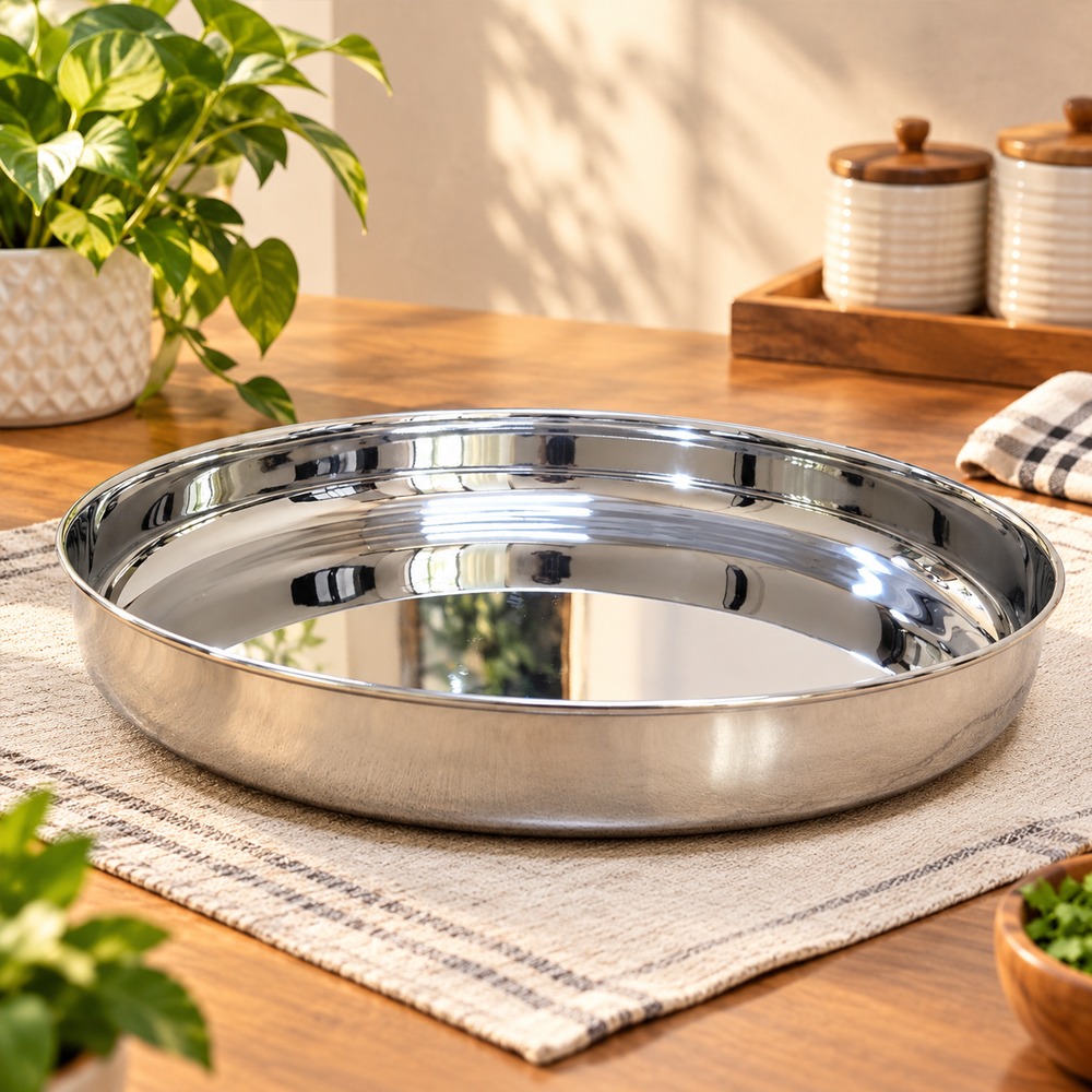 SAIL SALEM GLEAM KHUMCHA THALI (12 Inch)