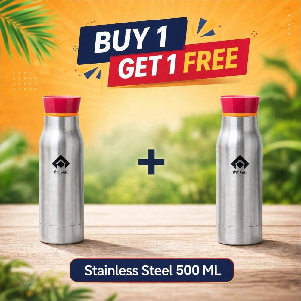 500Ml Sail Vacuum And Thermos Flask - Color: Red