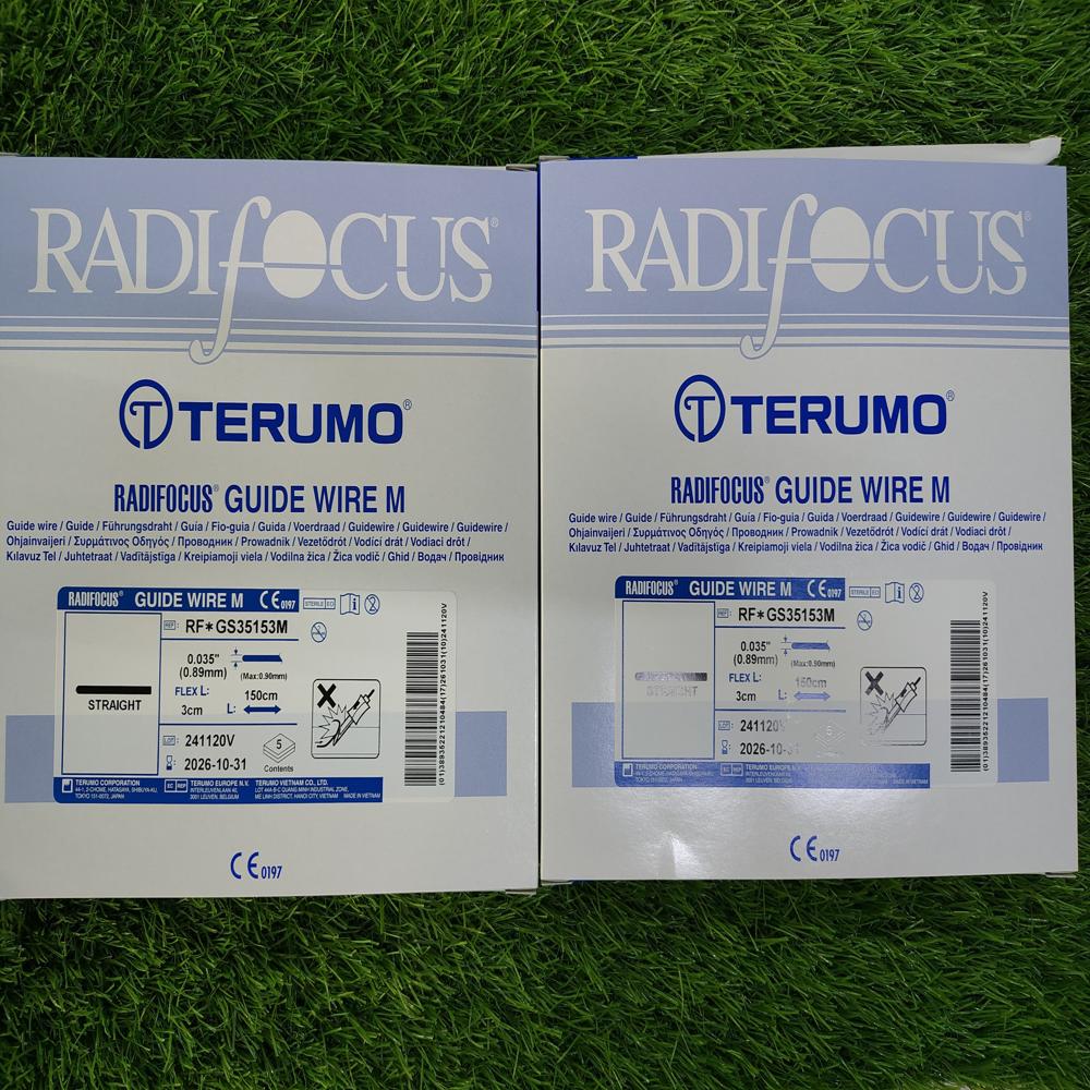Terumo Guide Wire - Nitinol Material, Circle Shape, White Color | Cuff-free Design, Recyclable, Long-lasting, High Visibility