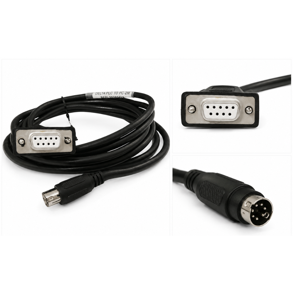 Delta Dvp Plc To Pc Programming Cable Dvpacab2a30 (2m) - Application: Industrial