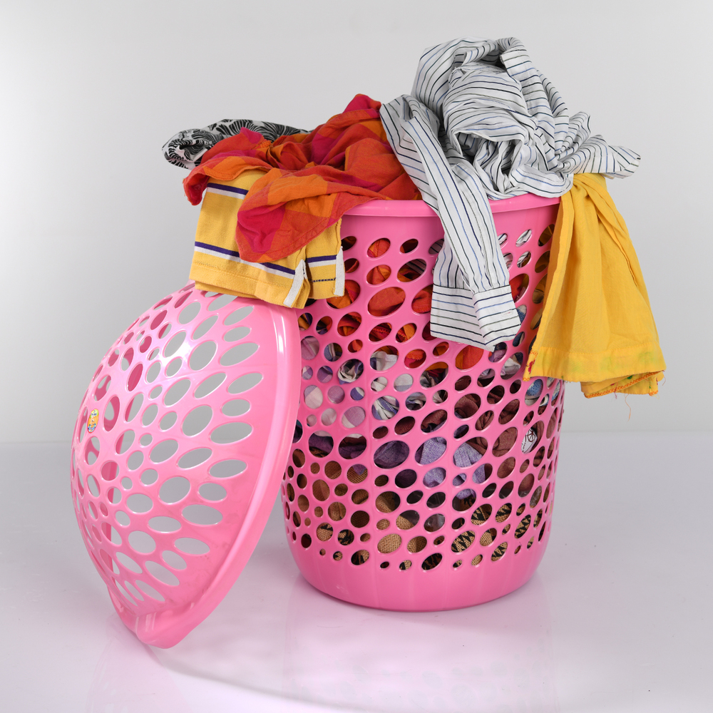Round Plastic Laundry Basket