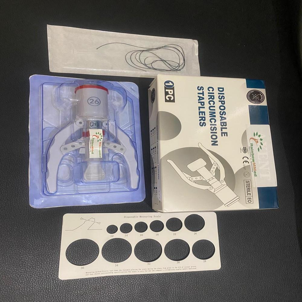 RainbowMMed Circumcision Stapler Device Disposable Circumcision anastomotic Stapler Kit ZSR Device
