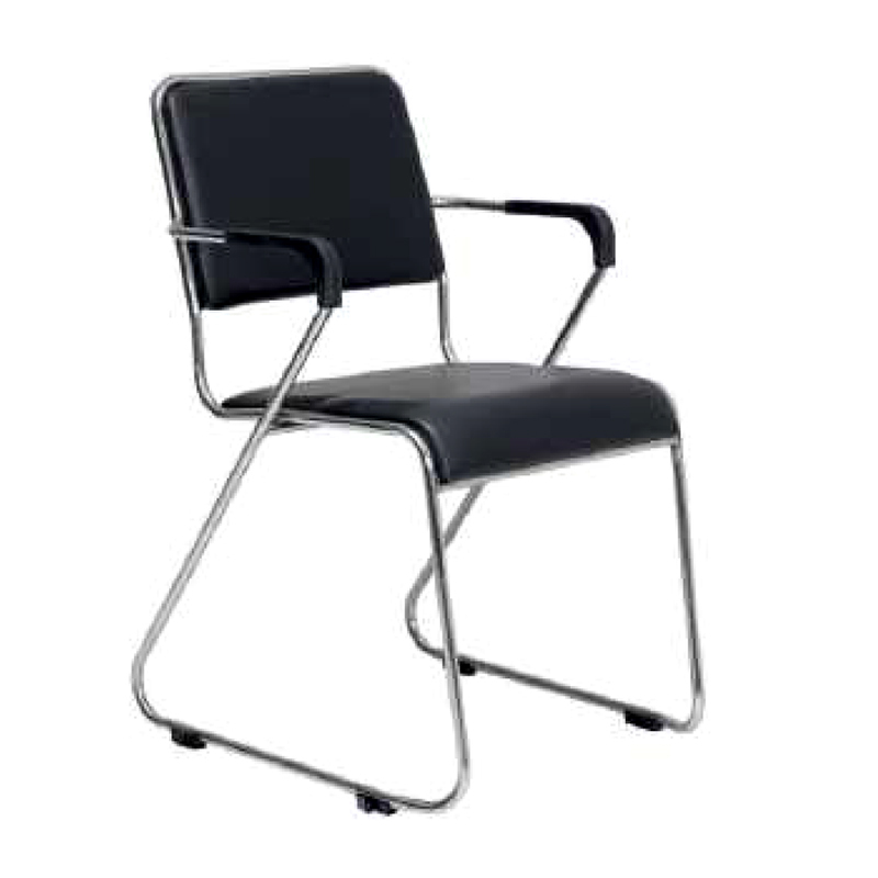 Soft PVC With Arm Visitor Office Chair