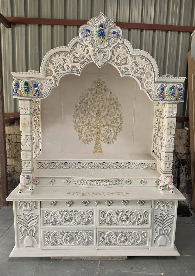 Marble Stone Temple - Color: White