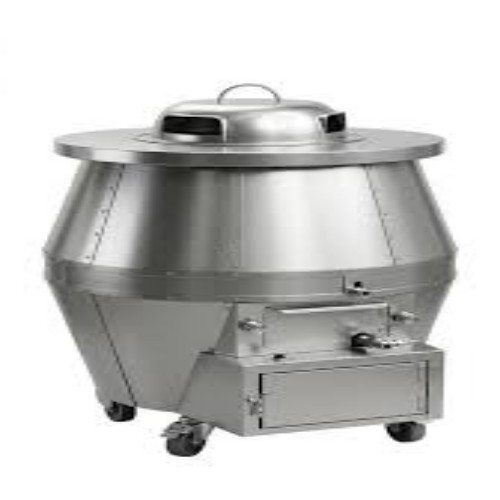 Hotel Kitchen Stainless Steel Tandoor - Color: Silver