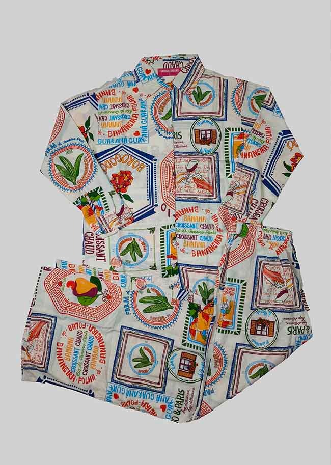 W13750 | FEVERISH DREAMS Ladies Woven Co-Ord Sets