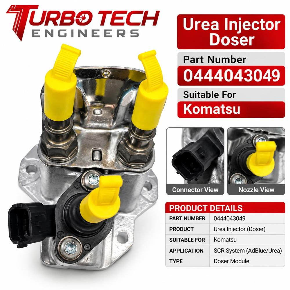 Urea Injector Doser 0444043049 Komatsu - Country Of Origin: India