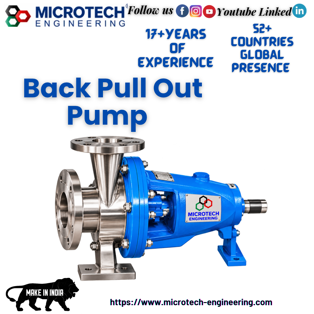 Back Pull Out Pump