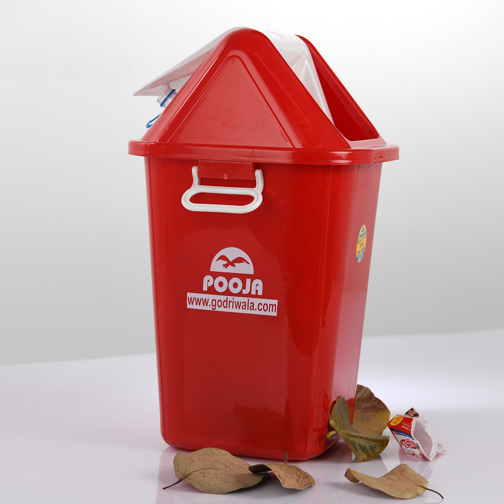 Plastic Square Swing Dustbin