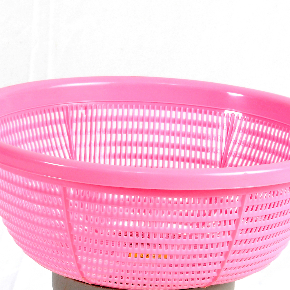 Round Plastic Mesh Colander