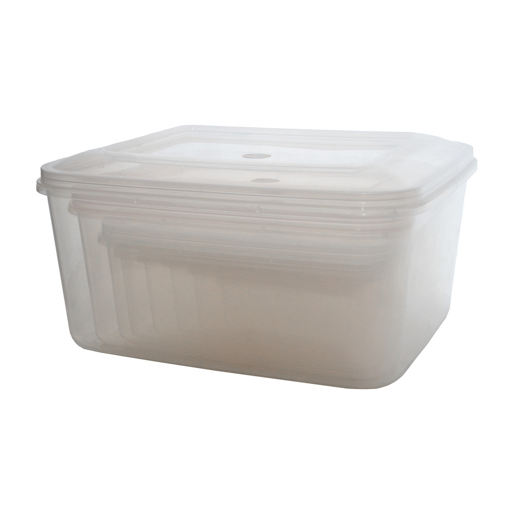 Rectangular Deluxe Plastic Container