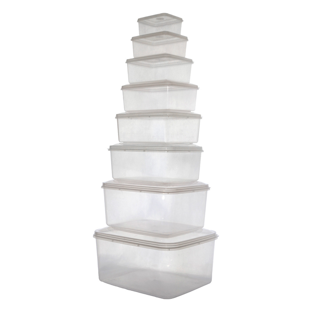 Rectangular Deluxe Plastic Container