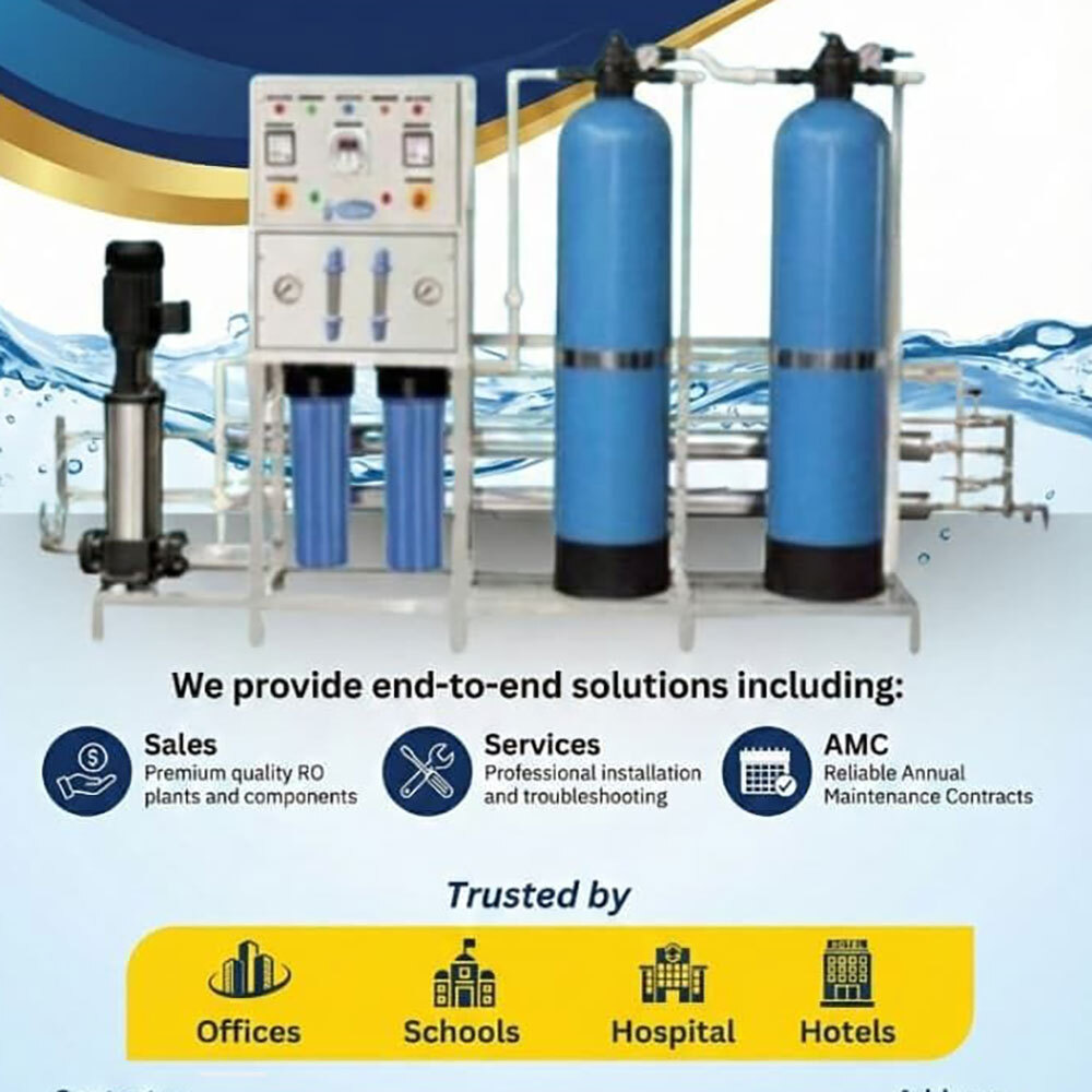 1000 Lph Ro Plant Setup Plant