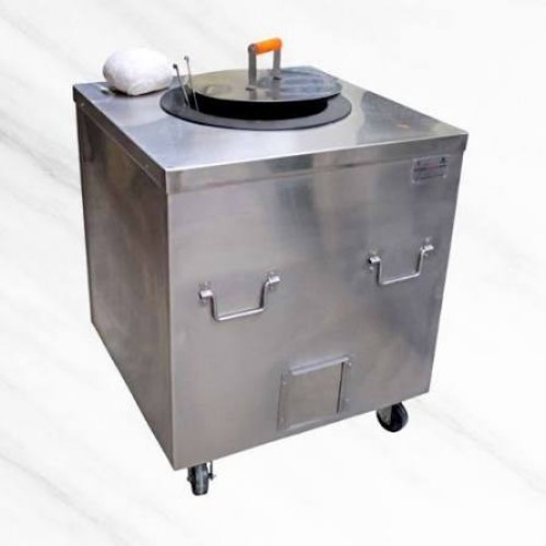 Commercial Stainless Steel Naan Tandoor - Color: Silver
