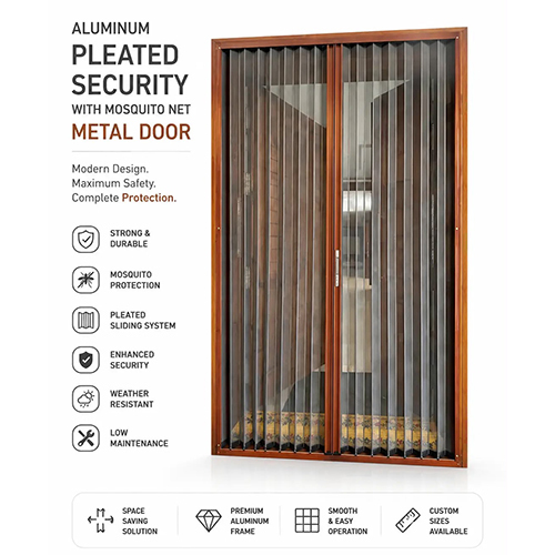 Aluminium Pleated Security Mosquito Net
