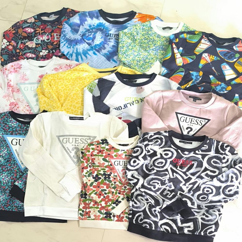 B16769 | GUESS Boys and Girls Printed Pullover Sweatshirts