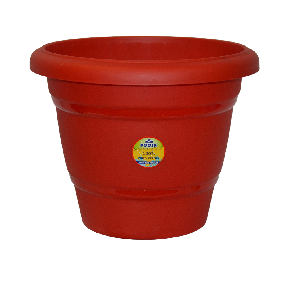 Round Plastic Flower Planter