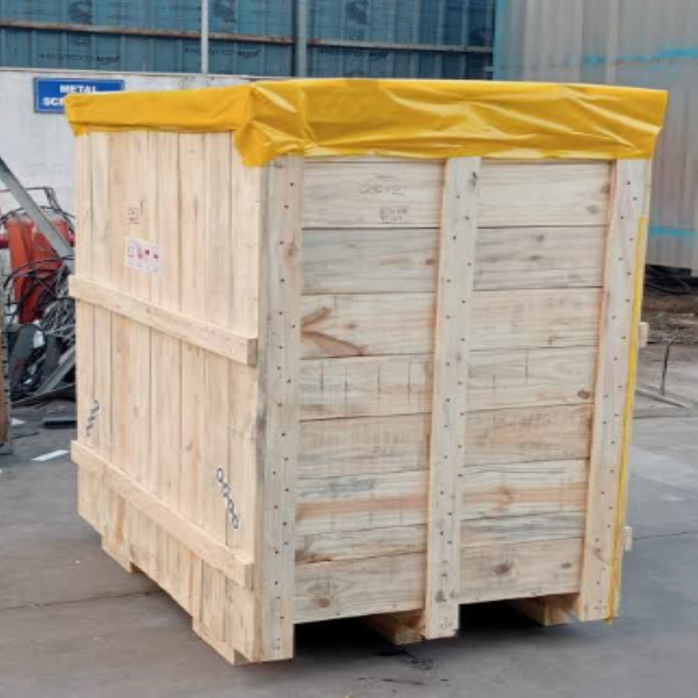 Industrial Wooden Crate