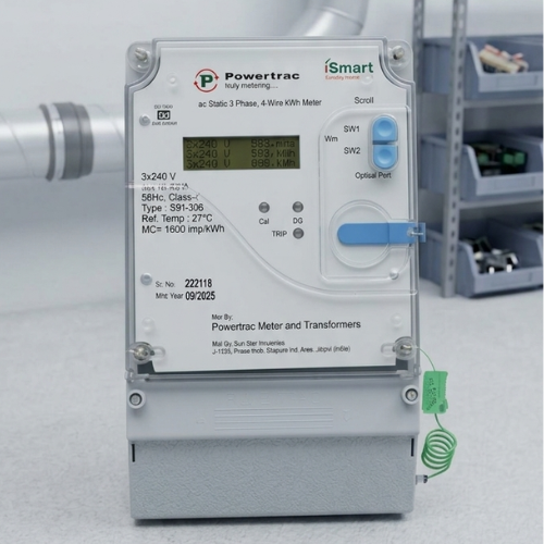 Three Phase Static Watt-hour Meter - Accuracy: Class 1.0  %