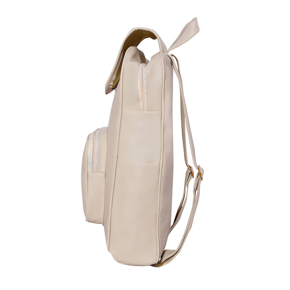 One Pocket Cream Backpack