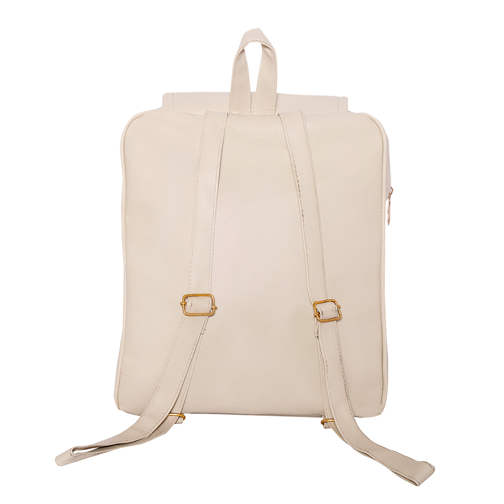 One Pocket Cream Backpack