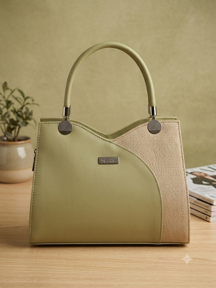 Cross Jute Ladies Handbag