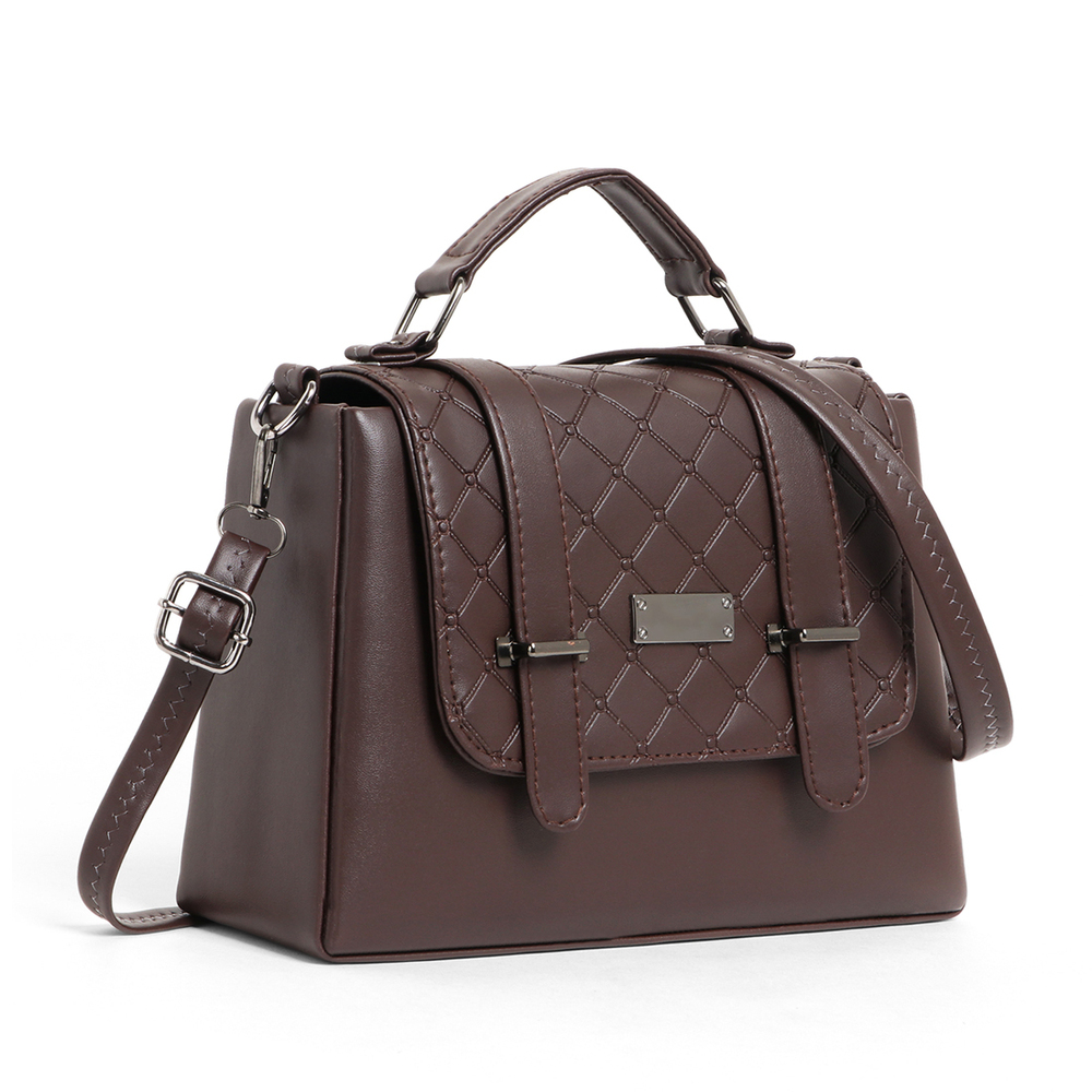 Leather Flap Ladies Sling Bag
