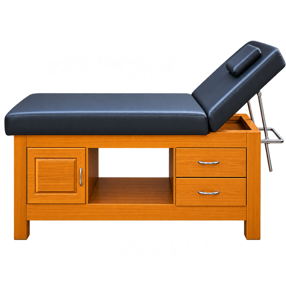 PESHLA WOODEN SPA BED WITH DRAWER