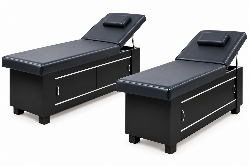 Wooden Spa And Facial Bed - Attributes: Soft