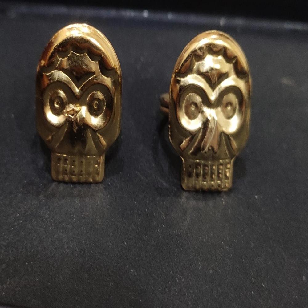 Skull Ring Golden Color