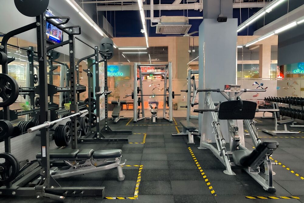 Indoor Gym Setup