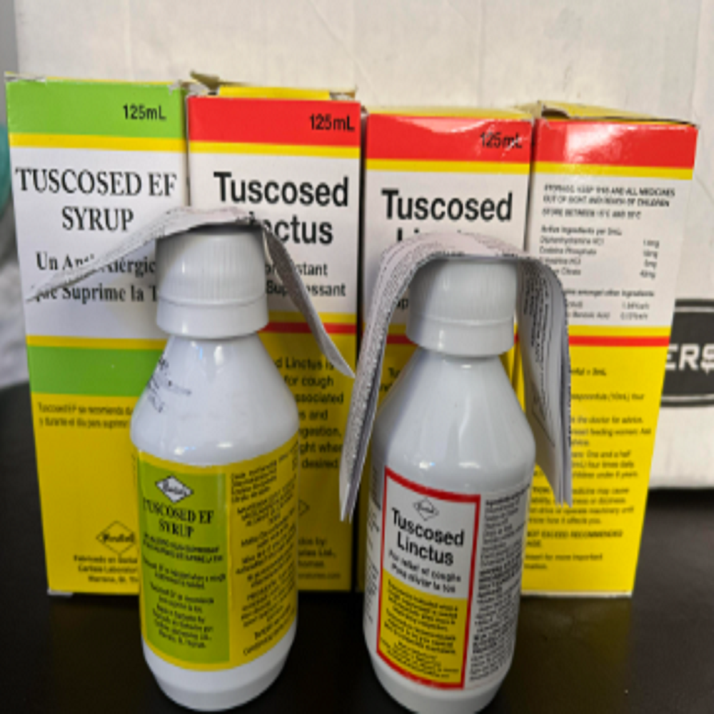 Tuscosed Linctus 125ml cough syrup