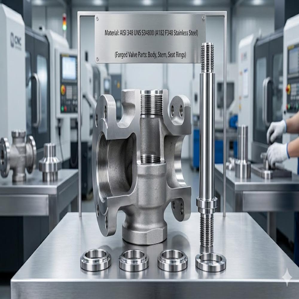 AISI 348 UNS S34800 F348 Niobium Tantalum Stabilized Stainless Forgings for Nuclear and High-Temp Service Flanges, Rings and Bars Jiangsu Liangyi