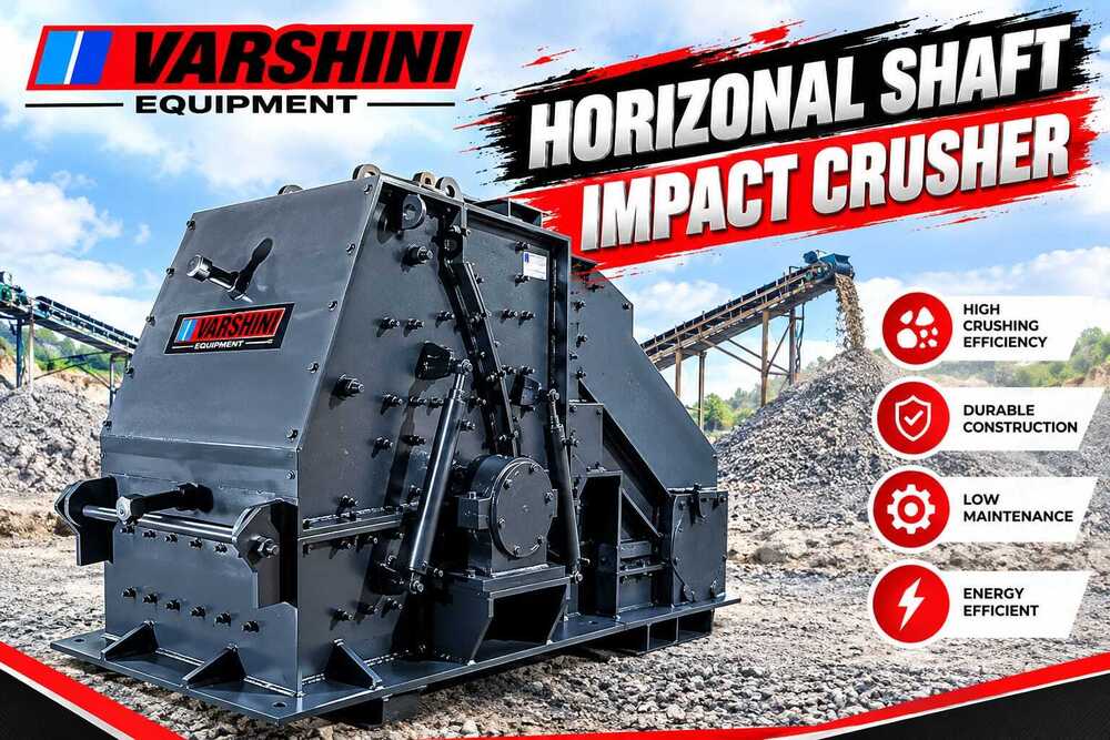 Horizonal Shaft Impact Crusher Machine