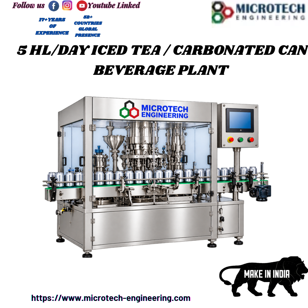 5 HL/DAY ICED TEA / CARBONATED CAN BEVERAGE PLANT