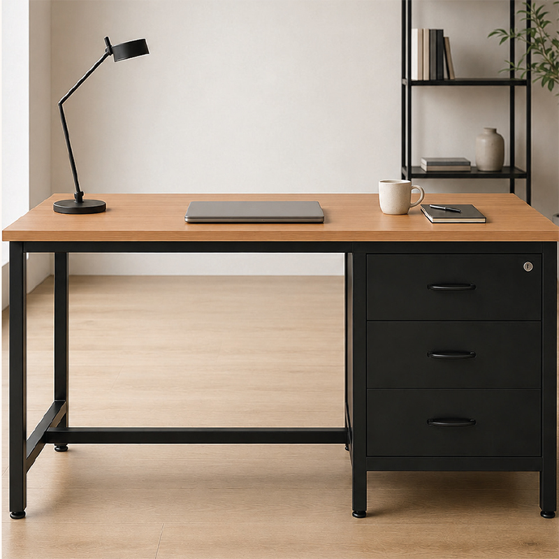 Executive Steel Office Table