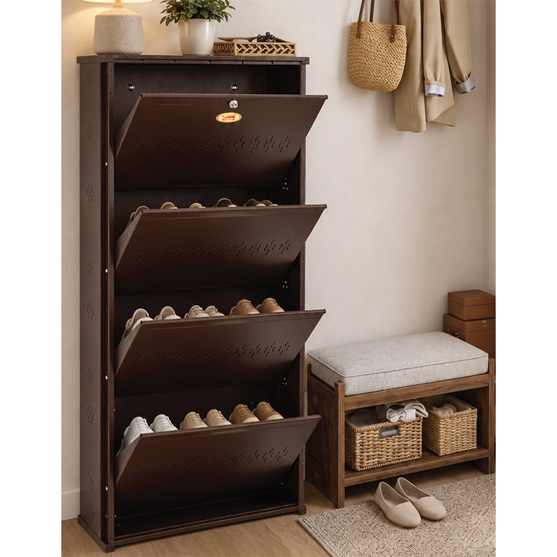 4 Tier Shoe Locker