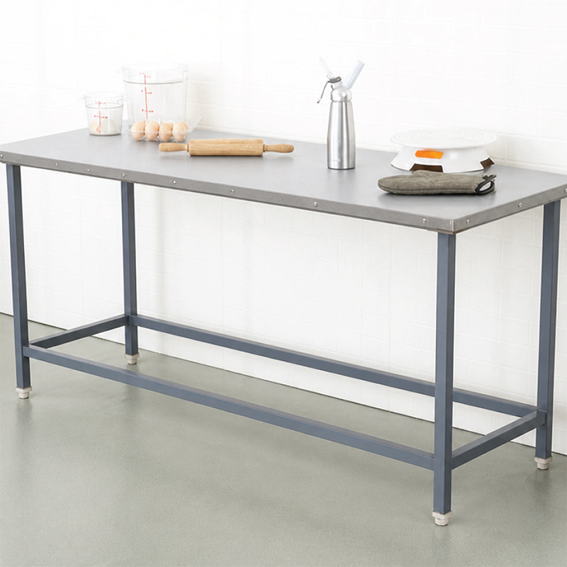 MS Table With Stainless Steel Top